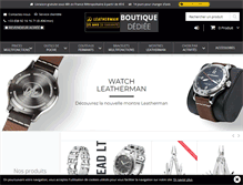 Tablet Screenshot of boutique-leatherman.com